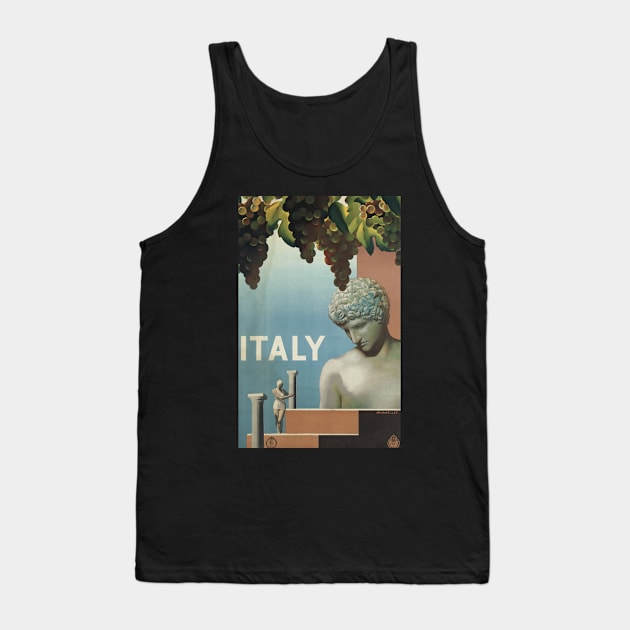 Retro poster - pub - vintage - italy - italy - italia Tank Top by Labonneepoque